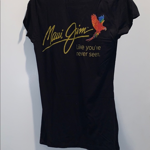 💎RARE! 💎 🆕 Maui Jim Women’s Black Tee - Picture 4 of 4